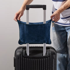 2-in-1 Travel Blanket & Pillow – Ultra Soft Micro Plush Airplane Blanket with Built-In Carry Case (40" x 70") – Lightweight, Compact & Machine Washable Travel Essential