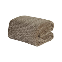 SnuggleFlex Chevron Fleece Throw Blanket – Ultra Soft Microplush Vibe for Couch, Bed, or Dorm – Lightweight, Machine Washable, All-Season Cozy Aesthetic (50" x 70")