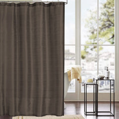 Classic Striped Shower Curtain – 70 x 72 Inch Polyester Bathroom Shower Curtain, Modern Stripe Design for Bathtub & Shower, Decorative Bath Curtain for Home Bathroom Décor