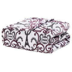 VibeCheck Ultra-Soft Aesthetic Bed Blanket – Lightweight Cozy Throw for All Seasons – Queen & King Size – Cute Printed Styles for Bedroom Glow-Up