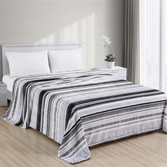 VibeCheck Ultra-Soft Aesthetic Bed Blanket – Lightweight Cozy Throw for All Seasons – Queen & King Size – Cute Printed Styles for Bedroom Glow-Up