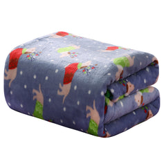 Holiday & Christmas Micro Plush Throw Blanket – Ultra Soft 50" x 60" Cozy Blanket for Couch, Bed & Movie Nights – Lightweight, Warm, Machine Washable Gift Essential