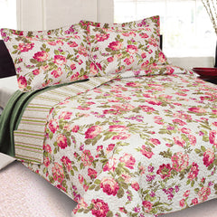 3-Piece: All Seasons Cotton Premium Collection Quilt Sets