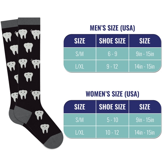 Dentist Approved Compression Socks (3-Pairs)