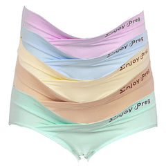 5-Pack: Women's Low-Waist Cotton Maternity Pregnancy Underwear