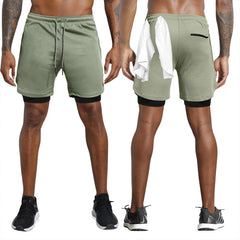 Men’s Workout Shorts with Liner – Lightweight Athletic Gym Shorts with Pockets, Quick Dry, 4-Way Stretch, Moisture-Wicking Training Shorts for Running, Lifting, HIIT, Athleisure