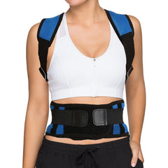 Adjustable 2 in 1 Posture-Support Brace And Double-Compression Waist Belt