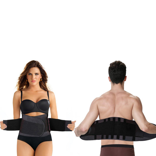 Breathable Pain Relief Back Support Double Compression Waist Belt