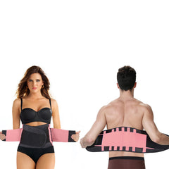 Breathable Pain Relief Back Support Double Compression Waist Belt