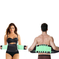 Breathable Pain Relief Back Support Double Compression Waist Belt