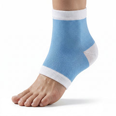 Gel Heel Socks for Cracked Heels – Moisturizing Foot Sleeves for Dry, Rough & Peeling Skin – Reusable Silicone Heel Protector Socks for Men & Women