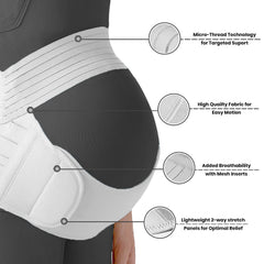 Pregnancy Support Maternity Pelvic Girdle & Back Pain Relief Waist Belt