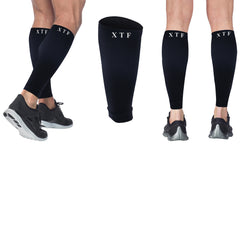 Compression Calf Sleeves (Pair) – Breathable Muscle Support for Walking, Running & Daily Wear – Calf Compression Sleeves for Fatigue Relief, Circulation & Recovery
