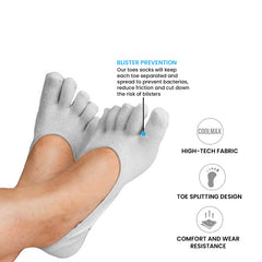 Therapeutic Invisible Gel Toe Socks Sleeves For Men And Women