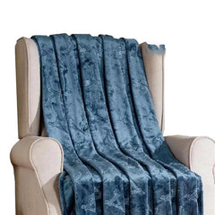 Paris Vibes: Eiffel Tower Embossed Throw Blanket – Ultra Soft Fleece 50" x 60" – Lightweight, Cozy, Hypoallergenic, Machine Washable Couch & Bed Throw