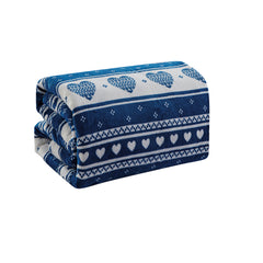CozyCore Heartfelt Fleece Blanket – Soft Micro Plush Throw for Bed, Couch, or Dorm – Lightweight, Breathable, Vibe-Ready