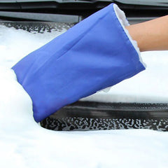Thermal Ice Scraper Glove – Fleece-Lined Winter Car Window Scraper Mitt for Snow & Ice Removal – Warm, Dry, One-Hand De-Icing Tool – Universal Fit, Easy Storage