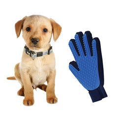 Pet Grooming Gloves Deshedding Brush – 5 Finger Dog & Cat Hair Removal Glove for Shedding, Bathing & Massage – Gentle Fur Remover for Long & Short Hair Pets