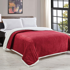 Jacquard Micro Plush Braided Blanket – Ultra Soft Oversized All-Season Blanket for Bed, Couch & Dorm – Lightweight, Cozy & Machine Washable – Queen & King Sizes