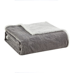 Jacquard Micro Plush Braided Blanket – Ultra Soft Oversized All-Season Blanket for Bed, Couch & Dorm – Lightweight, Cozy & Machine Washable – Queen & King Sizes