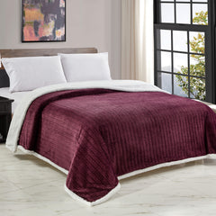 Jacquard Micro Plush Braided Blanket – Ultra Soft Oversized All-Season Blanket for Bed, Couch & Dorm – Lightweight, Cozy & Machine Washable – Queen & King Sizes