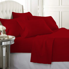6-Piece: 2200 Series Egyptian Softness Microfiber Sheets – Ultra Soft, Cooling & Deep Pocket