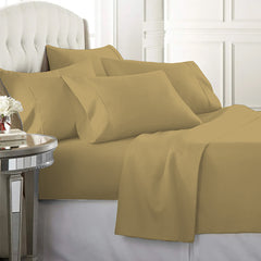 6-Piece: 2200 Series Egyptian Softness Microfiber Sheets – Ultra Soft, Cooling & Deep Pocket