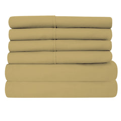6-Piece: 2200 Series Egyptian Softness Microfiber Sheets – Ultra Soft, Cooling & Deep Pocket