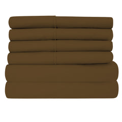 6-Piece: 2200 Series Egyptian Softness Microfiber Sheets – Ultra Soft, Cooling & Deep Pocket