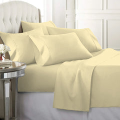 6-Piece: 2200 Series Egyptian Softness Microfiber Sheets – Ultra Soft, Cooling & Deep Pocket