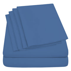 6-Piece: 2200 Series Egyptian Softness Microfiber Sheets – Ultra Soft, Cooling & Deep Pocket