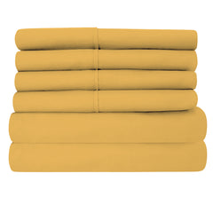 6-Piece: 2200 Series Egyptian Softness Microfiber Sheets – Ultra Soft, Cooling & Deep Pocket