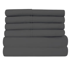 6-Piece: 2200 Series Egyptian Softness Microfiber Sheets – Ultra Soft, Cooling & Deep Pocket