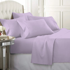 6-Piece: 2200 Series Egyptian Softness Microfiber Sheets – Ultra Soft, Cooling & Deep Pocket