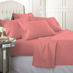 6-Piece: 2200 Series Egyptian Softness Microfiber Sheets – Ultra Soft, Cooling & Deep Pocket