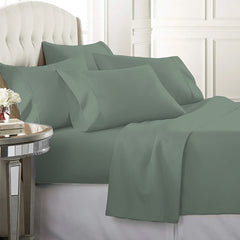 6-Piece: 2200 Series Egyptian Softness Microfiber Sheets – Ultra Soft, Cooling & Deep Pocket