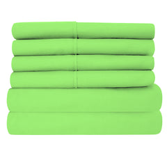 6-Piece: 2200 Series Egyptian Softness Microfiber Sheets – Ultra Soft, Cooling & Deep Pocket
