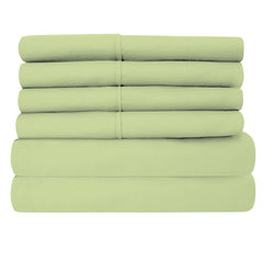 6-Piece: 2200 Series Egyptian Softness Microfiber Sheets – Ultra Soft, Cooling & Deep Pocket