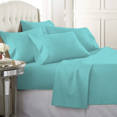 6-Piece: 2200 Series Egyptian Softness Microfiber Sheets – Ultra Soft, Cooling & Deep Pocket
