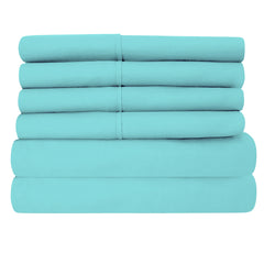 6-Piece: 2200 Series Egyptian Softness Microfiber Sheets – Ultra Soft, Cooling & Deep Pocket