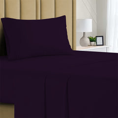 3-Piece: 1800 TC Bamboo Blend Twin Sheet Set – Double Brushed, Deep Pocket Fit