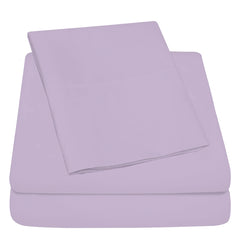 3-Piece: 1800 TC Bamboo Blend Twin Sheet Set – Double Brushed, Deep Pocket Fit