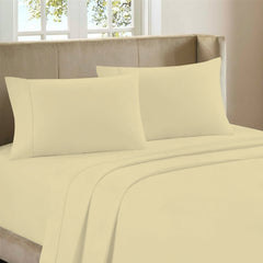 4-Piece: Premium Bamboo Sheets King/Cal King – Super Soft, Deep Pocket Fit