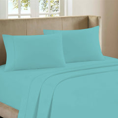 4-Piece: Full Bamboo Sheet Set – Ultra Soft, Breathable & Wrinkle Resistant