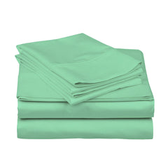 4-Piece: Bamboo Blend Bed Sheets – Soft Vibes, Color + Size Flexibility