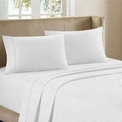 4-Piece: Full Bamboo Sheet Set – Ultra Soft, Breathable & Wrinkle Resistant