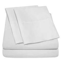 4-Piece: Full Bamboo Sheet Set – Ultra Soft, Breathable & Wrinkle Resistant