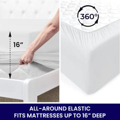 4-Piece: Full Bamboo Sheet Set – Ultra Soft, Breathable & Wrinkle Resistant