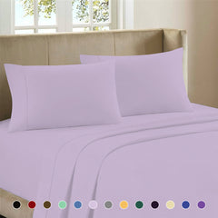 4-Piece: Premium Bamboo Sheets King/Cal King – Super Soft, Deep Pocket Fit