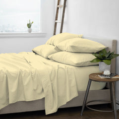 Ultra Soft Bamboo Blend Sheets 2200 TC – Deep Pocket Fit, Cool & Cozy All Year